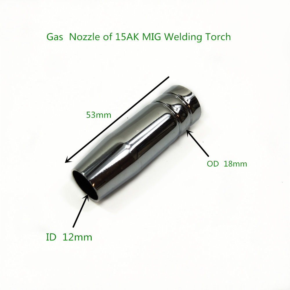 Gas Nozzle 15AK 24KD 36KD 14AK MIG Vuam Gu ((6)